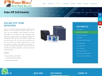 Solar Off Grid Inverter - POWER WORLD