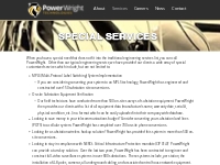 Special Services | PowerWright Technologies, Inc. | United States