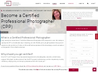 Certified Professional Photographer (CPP) Exam Online  | Professional 