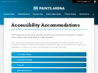 Accessibility Accommodations | PPG Paints Arena