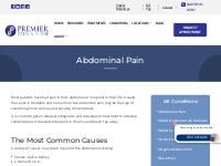 Abdominal Pain   Premier Pain   Spine