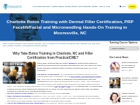 Charlotte Botox Training Dermal Filler PRP Microneedling Courses