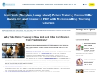 New York Botox Training Dermal Filler PRP Microneedling Courses