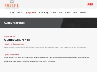 Quality Assurance - Precise Automation   Control Pvt Ltd | ABB Gold Pa