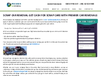 Scrap Car Removal Premier Car Removal Perth Call 0406 996 661