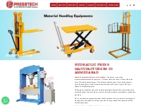 Hydraulic Press Manufacturers in Ahmedabad | 86088 81721