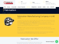 Fabrication Company in UAE | Fabrication Services