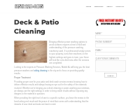 Deck   Patio Cleaning | Deck Pressure Washing | Deck Pressure Washers