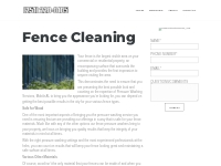 Fence Pressure Washing | Fence Pressure Washers