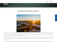 Is East Bangalore Real Estate Only Hype | Property Investment