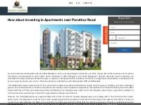 How about Investing in Apartments near Panathur Road | Prestige Green 
