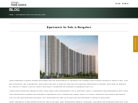 Apartments for Sale in Bangalore | Real Estate