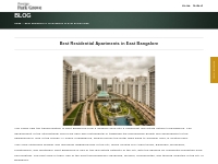 Best Residential Apartments in East Bangalore | Whitefield