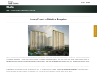 Luxury Residential Project in Whitefield Bangalore