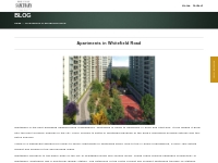 Apartments in Whitefield East Bangalore