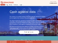 Cash against data | strengthen and digitise your financial supply chai