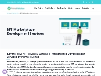 NFT Marketplace Development Services | company | Solutions | Developer