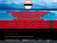 E Calibur Golf Cart | Excalibur Golf Car | Luxury Golf Car | Luxury Go