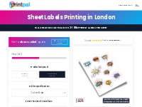 Sheet Labels   Sticker Printing in London, Label Printing : Printpal™ 