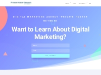 Digital Marketing Agency in Malaysia - Private Hoster Network