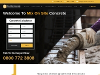Mix On Site Concrete Delivery Services In London, UK