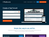 Free Forum   Free Message Board Hosting | ProBoards
