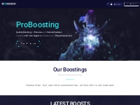 Proboosting - Fast and Cheap Game Boosting - Get boosted to any rank n