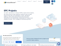 Engineering, Procurement and Construction (EPC) | ProductDossier