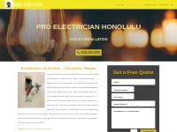Outlets: GFCI and Child Proof - PRO Electrician Honolulu, Hawaii