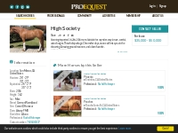 High Society | ProEquest