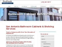 Bathroom Cabinet Refinishing - ProFresh Cabinets
