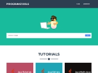 Programzools - Learn Java , Android , Php , Codeigniter , HTML , CSS ,