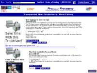   Electric Meat Tenderizer| Commercial Meat Tenderizers |  Meat Cubers