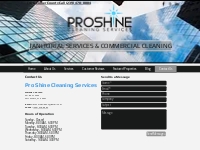 Contact Pro Shine Cleaning Services of SW Florida