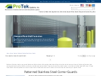 Protek Patterned Stainless Steel Corner Guards
