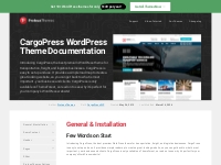 CargoPress WordPress Theme Documentation Online Documentation
