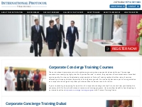 Corporate Concierge Training, International Concierge Courses Dubai, U