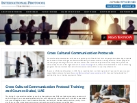 Cross Cultural Communication Protocols, Cross Cultural Training Course