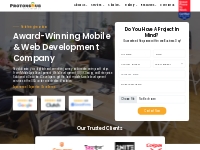 Award-Winning Mobile   Web Development Company | Protonshub Technologi
