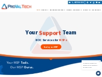 The Leading Managed NOC services for MSPs | ProVal Tech