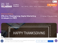 Effective Thanksgiving Digital Marketing Strategies In 2023