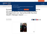 Exceptional Tampa Wealth Manager, Catherine O'Connor, APMA, CFP of O'C