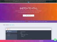 PSD2HTML5.co - Sketch to HTML & Sketch to Responsive HTML Code Convers