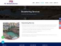 Dewatering Services - PS Dewatering Services