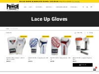        Lace-up Boxing Gloves - Punch Equipment®