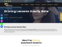 Driving Lessons Hourly Rate - Punjab Driving School
