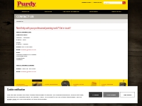 Contact Us | Purdy UK | Professional painting tools