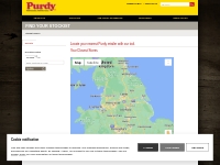 Purdy Stockist Search and Map | Purdy UK  | Professional painting tool