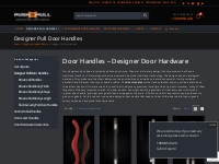 Designer Door Handles, Architectural Door Hardware - pushorpull.com.au