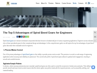 The Top 5 Advantages of Spiral Bevel Gears for Engineers for Sale